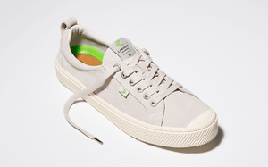 OCA Low Off White Suede Sneaker Men