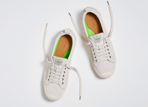 OCA Low Off White Suede Sneaker Men