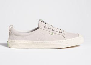 OCA Low Off White Suede Sneaker Women