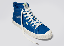 Load image into Gallery viewer, OCA High Pantone Classic Blue Canvas Contrast Thread Sneaker Men
