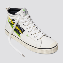 Load image into Gallery viewer, OCA High Stripe Off White Baron Von Fancy Canvas Sneaker Men
