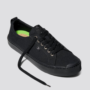 OCA Low All Black Canvas Sneaker Men