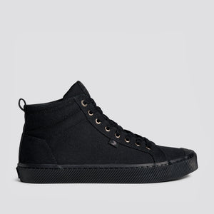 OCA High All Black Canvas Sneaker Men