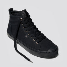Load image into Gallery viewer, OCA High All Black Canvas Sneaker Men
