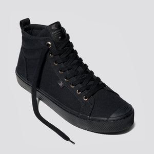 OCA High All Black Canvas Sneaker Men