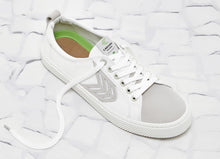 Load image into Gallery viewer, CATIBA Low Off White Canvas Ice Suede Accents Sneaker Women
