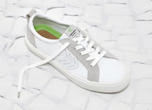 Load image into Gallery viewer, CATIBA Low Off White Leather Ice Suede Accents Sneaker Men
