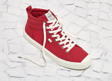 Load image into Gallery viewer, OCA High Red Canvas Sneaker Women
