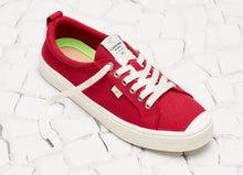 Load image into Gallery viewer, OCA Low Red Canvas Sneaker Men
