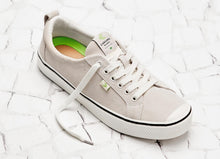 Load image into Gallery viewer, OCA Low Stripe Off White Suede Sneaker Women
