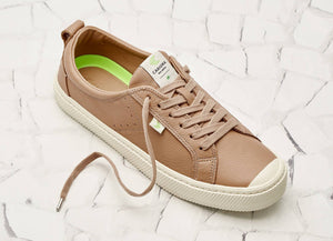 OCA Low Nude Premium Leather Sneaker Women