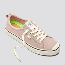 Load image into Gallery viewer, OCA Low Stripe Rose Canvas Sneaker Women
