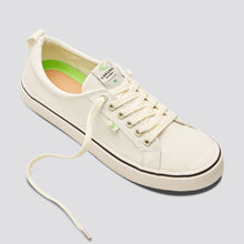 Load image into Gallery viewer, OCA Low Stripe White Canvas Sneaker Women
