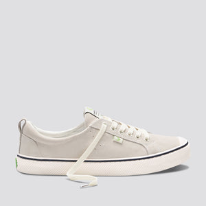 OCA Low Stripe Off White Suede Sneaker Women