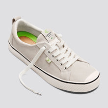 Load image into Gallery viewer, OCA Low Stripe Off White Suede Sneaker Women
