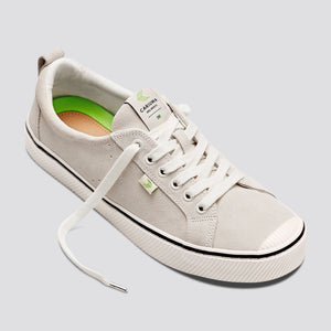 OCA Low Stripe Off White Suede Sneaker Women