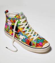 Load image into Gallery viewer, OCA High Stripe Toz Canvas Sneaker Women
