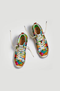 OCA High Stripe Toz Canvas Sneaker Women