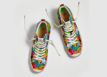 Load image into Gallery viewer, OCA High Stripe Toz Canvas Sneaker Women
