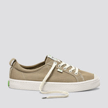 Load image into Gallery viewer, OCA Low Washed Burn Sand Canvas Contrast Thread Sneaker Men
