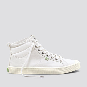 OCA High Off White Canvas Sneaker Men