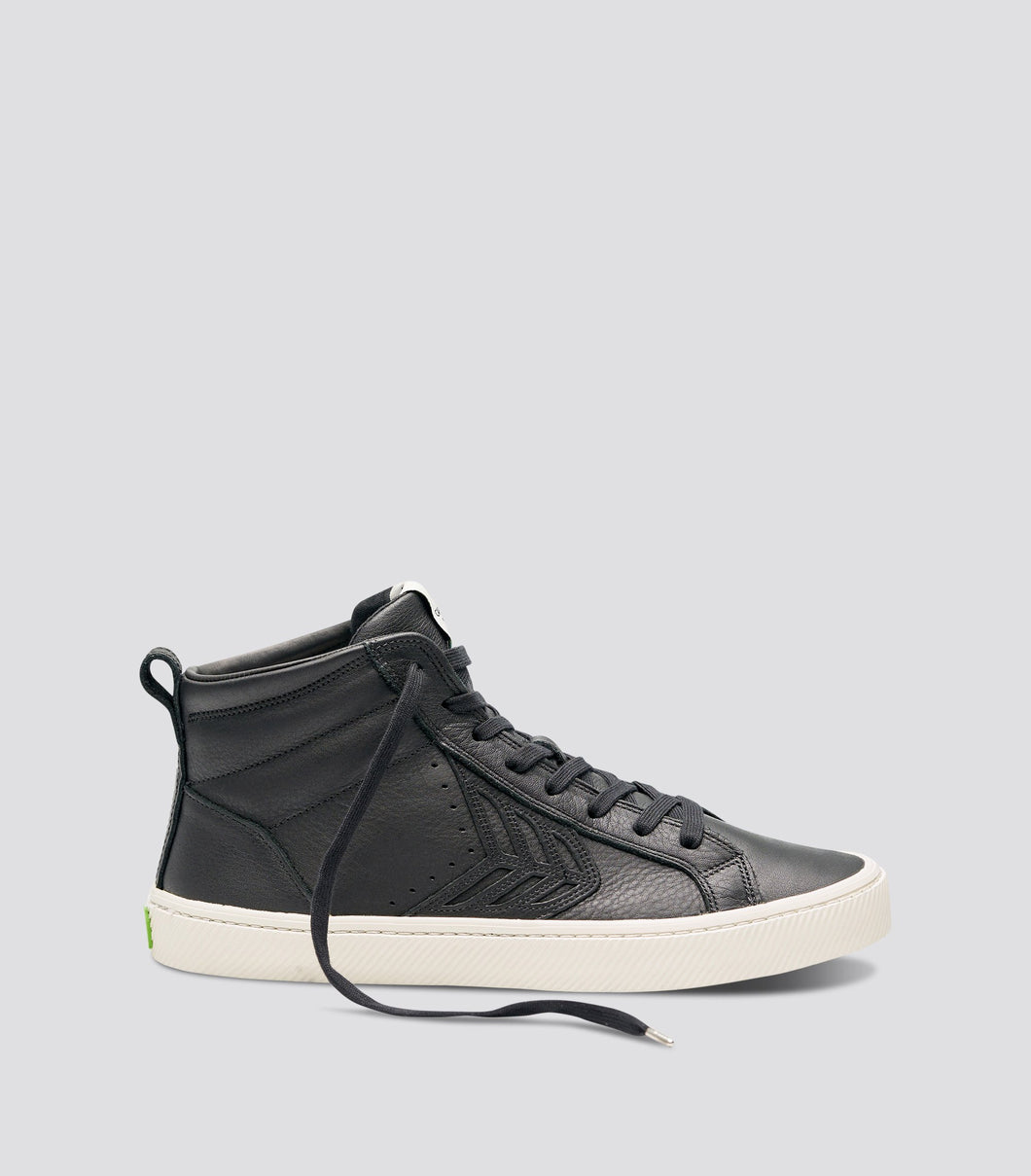 CATIBA High Black Premium Leather Sneaker Women