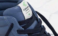 Load image into Gallery viewer, CATIBA High Cloud Blue Premium Leather Navy Logo Sneaker Women
