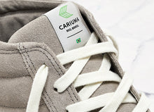 Load image into Gallery viewer, CATIBA High Cloud Grey Suede Ivory Logo Sneaker Women
