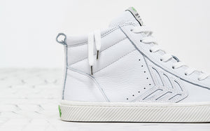 CATIBA High Off White Premium Leather Sneaker Women