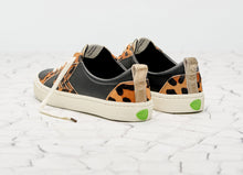 Load image into Gallery viewer, CATIBA Low Black/Leopard Premium Leather Sneaker Women
