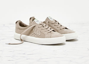 CATIBA Low Cloud Sand Suede Sneaker Men