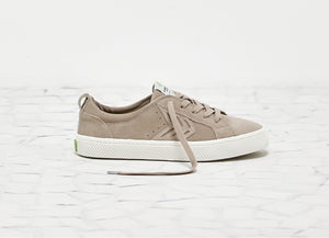 CATIBA Low Cloud Sand Suede Sneaker Men