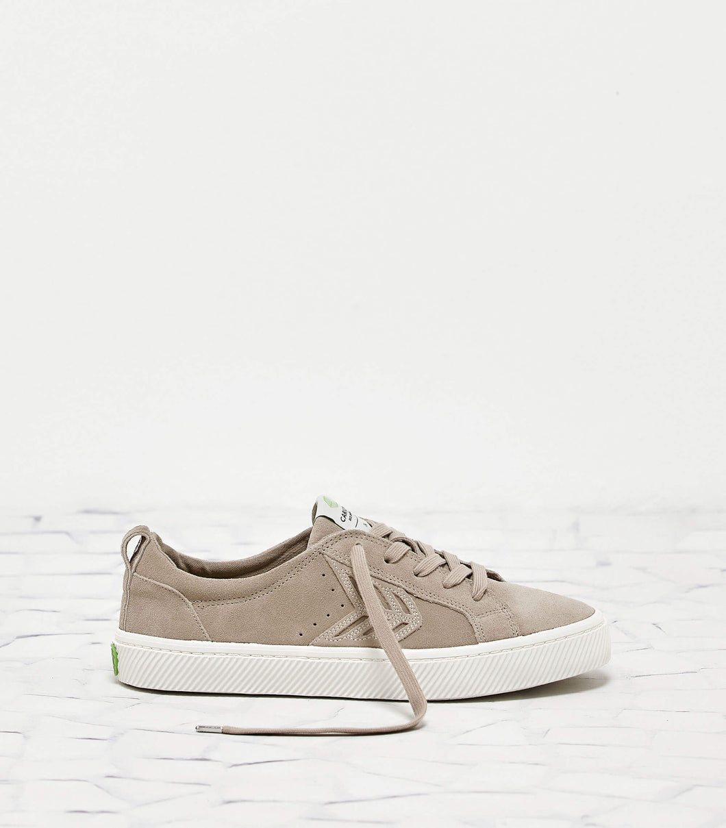 CATIBA Low Cloud Sand Suede Sneaker Men