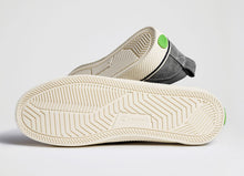 Load image into Gallery viewer, CATIBA Low Stripe Charcoal Grey Suede and Canvas Contrast Thread Sneaker Women
