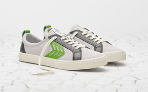 CATIBA Low Ice/Green Suede Sneaker Men