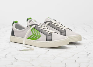 CATIBA Low Ice/Green Suede Sneaker Men