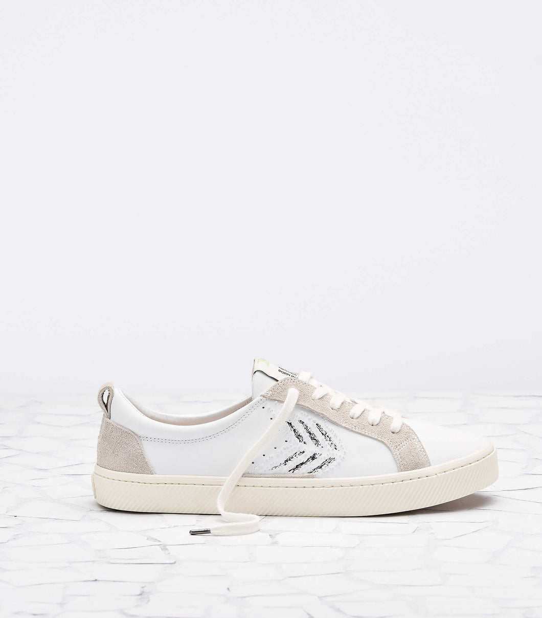 CATIBA Low Luka Sabbat White Leather Women