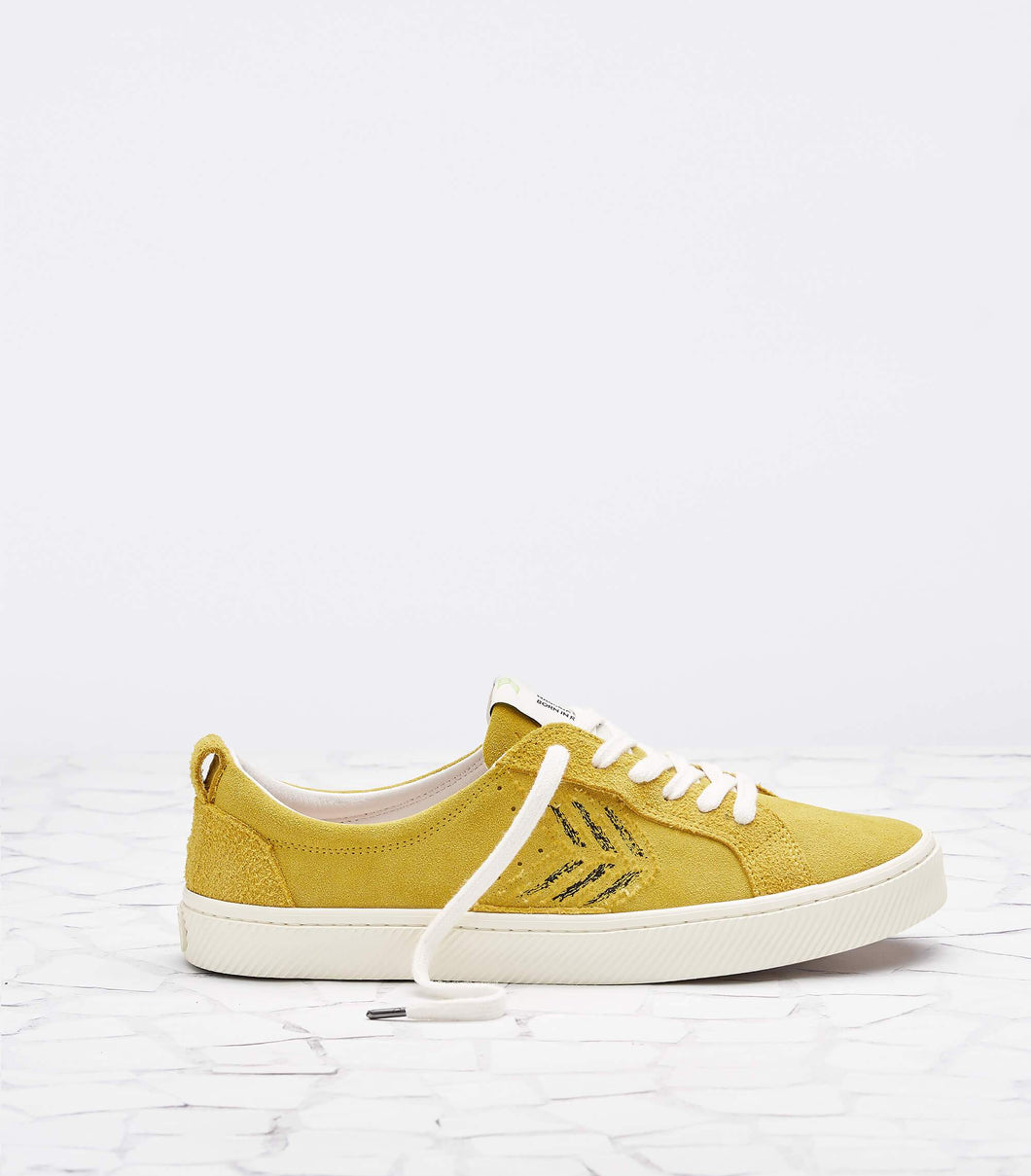 CATIBA Low Luka Sabbat Yellow Suede Women