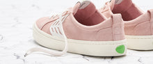 Load image into Gallery viewer, CATIBA Low Rose Suede Ivory Logo Sneaker Men
