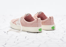 Load image into Gallery viewer, CATIBA Low Rose Suede Ivory Logo Sneaker Women
