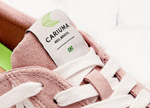 Load image into Gallery viewer, CATIBA Low Rose Suede Ivory Logo Sneaker Women
