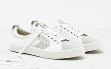 Load image into Gallery viewer, CATIBA Low Off White Canvas Ice Suede Accents Sneaker Women
