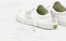 Load image into Gallery viewer, CATIBA Low Off White Canvas Ice Suede Accents Sneaker Women
