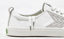 Load image into Gallery viewer, CATIBA Low Off White Canvas Ice Suede Accents Sneaker Men
