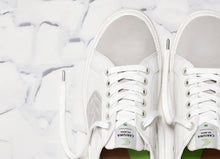 Load image into Gallery viewer, CATIBA Low Off White Canvas Ice Suede Accents Sneaker Women
