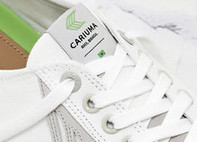 Load image into Gallery viewer, CATIBA Low Off White Canvas Ice Suede Accents Sneaker Women
