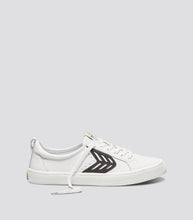 Load image into Gallery viewer, CATIBA Low Off White Leather Black Logo Sneaker Women
