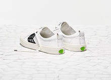 Load image into Gallery viewer, CATIBA Low Off White Leather Black Logo Sneaker Women
