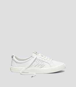 CATIBA Low Off White Leather Sneaker Women
