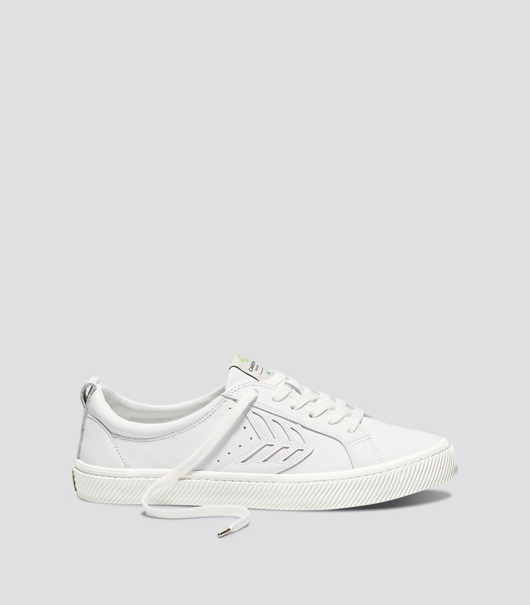 CATIBA Low Off White Leather Sneaker Men